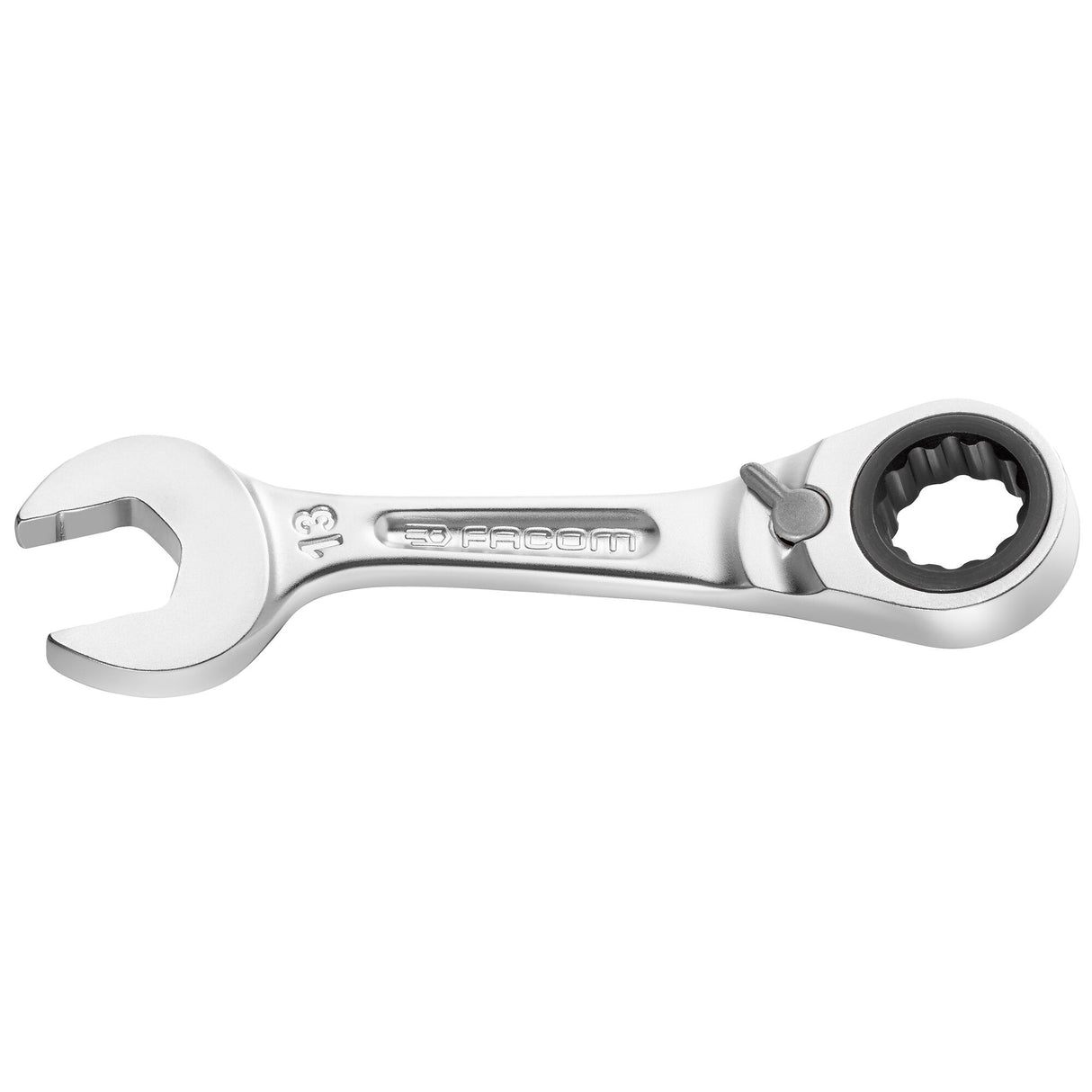 Kurzer Knarren-Ring-Maulschlüssel 9 mm