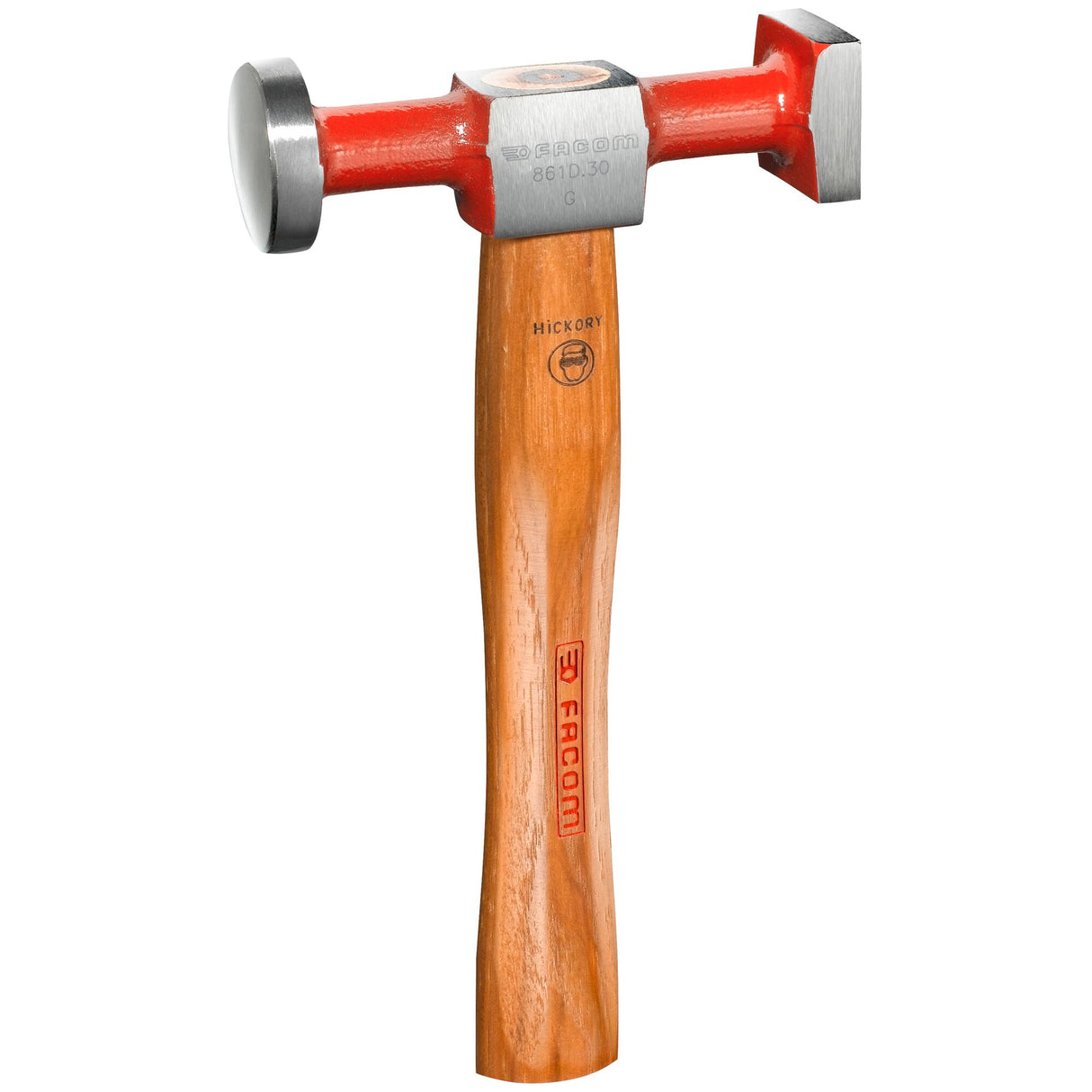 861D Spann- und Schlichthämmer mit runder Schlagfläche, Hickory-Stiel