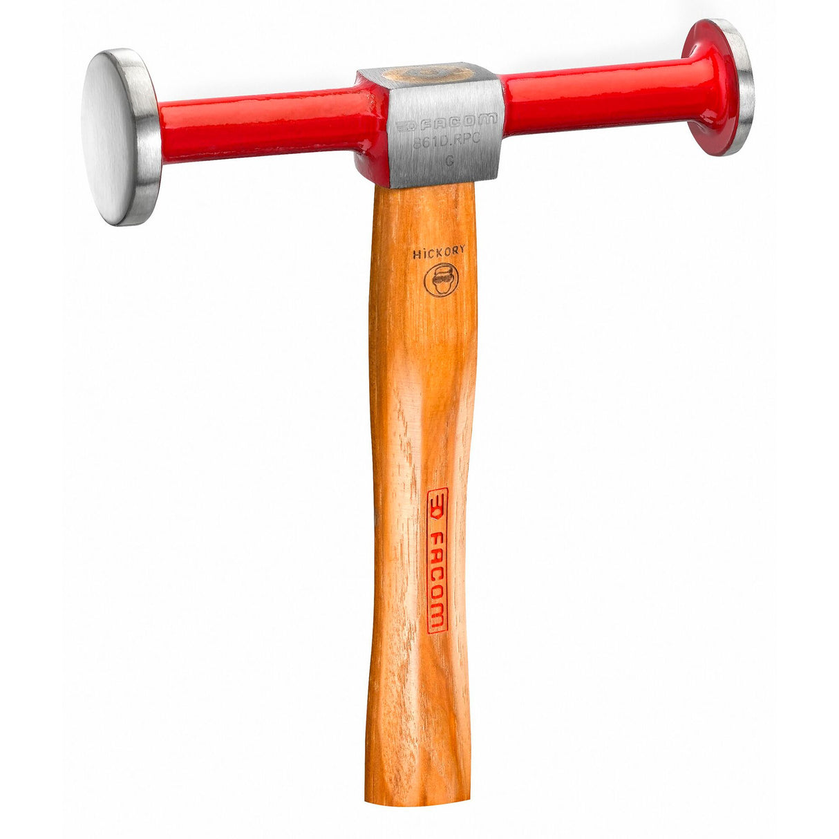 Hammer mit runden Schlagflächen, flach und gewölbt