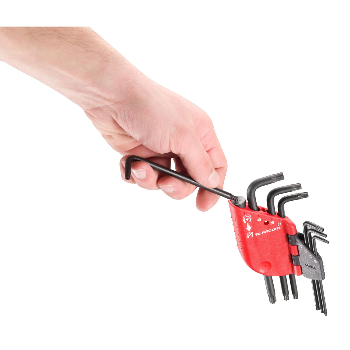 Set mit 7 Sechskant-Stiftschlüsseln, Torx® + Resistorx®