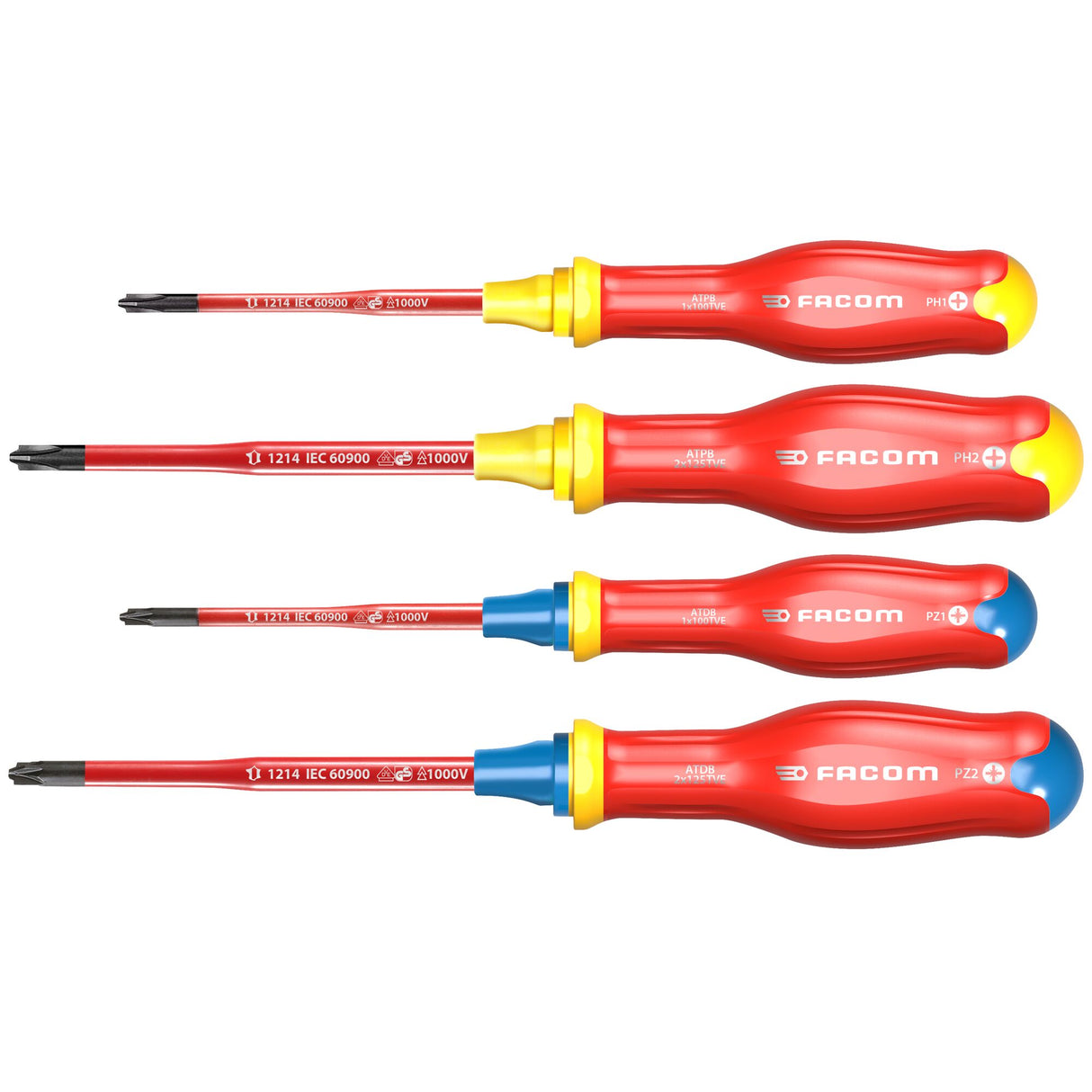 ATB.J - PROTWIST® BORNEO® Schraubendreher-Set Slim für Kombiprofile