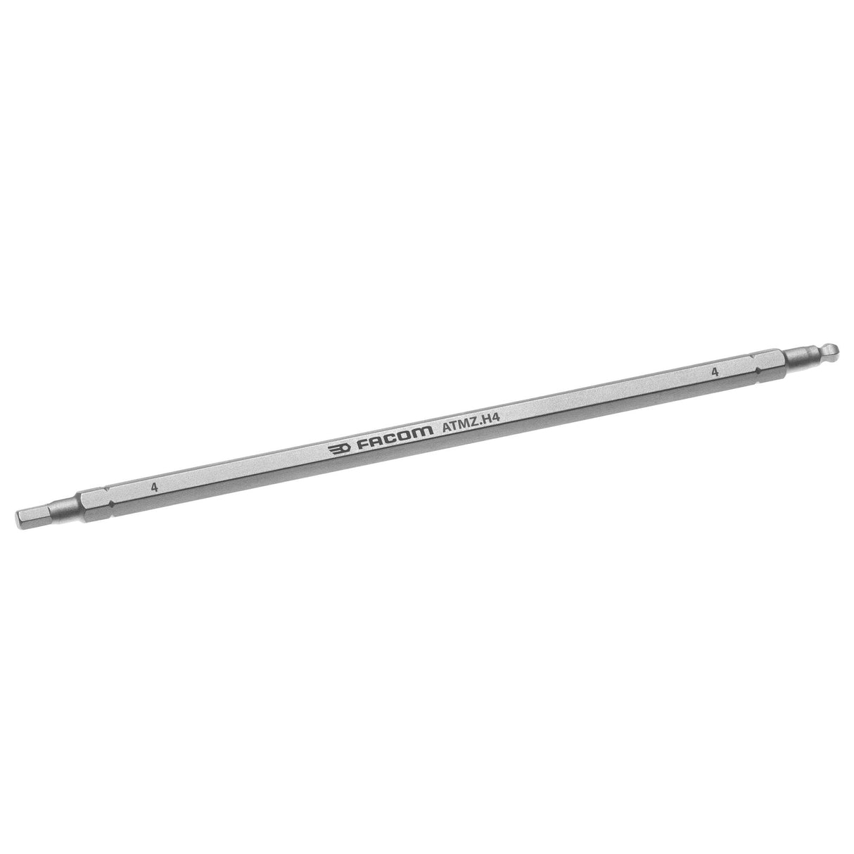 Kurze Schraubendreherklinge 1/4`` mit Hex 4,0mm, Länge 175mm