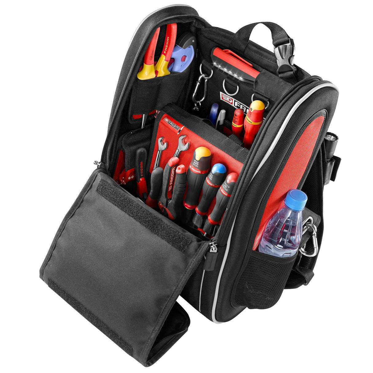 Kompakter und modularer Werkzeug-Stoffrucksack