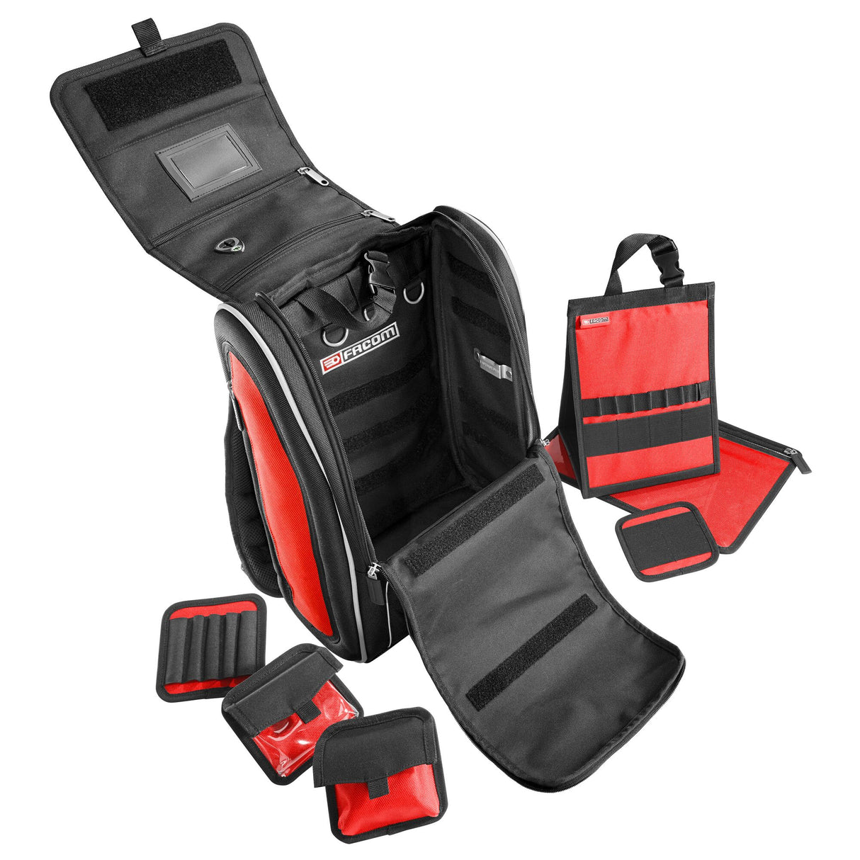 Kompakter und modularer Werkzeug-Stoffrucksack