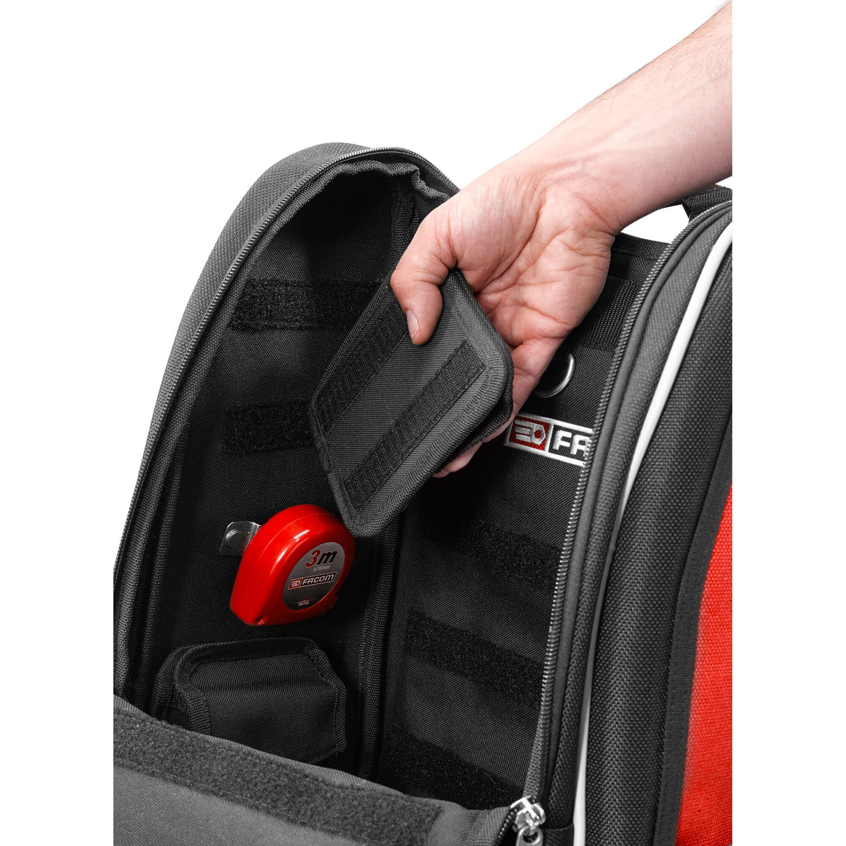 Kompakter und modularer Werkzeug-Stoffrucksack