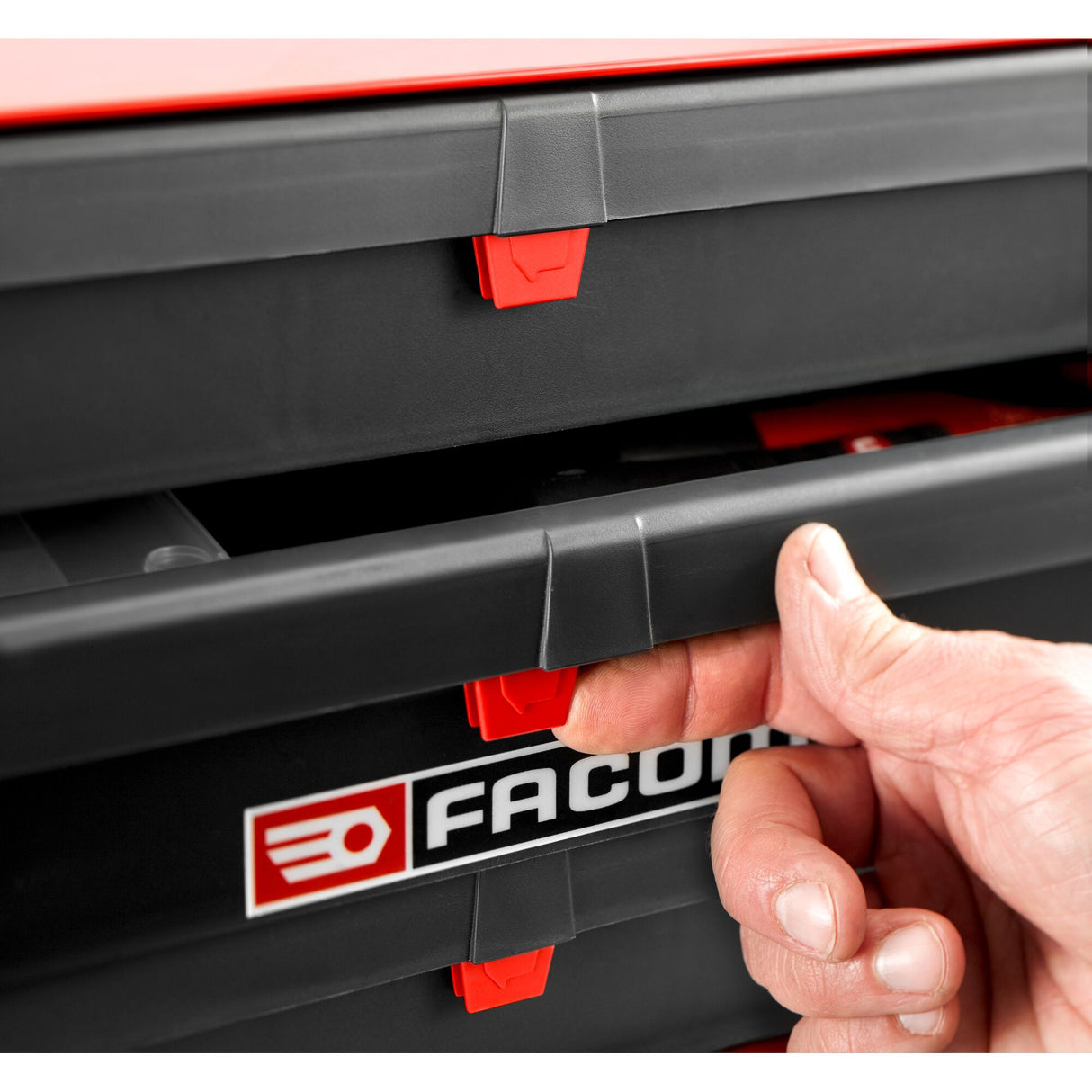 Bi-Material-Werkzeugkasten - 3 Fächer