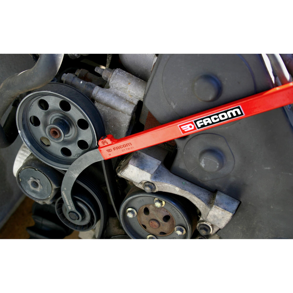 5-teiliger Satz mit Riemenspanner-Schlüssel 13-19mm