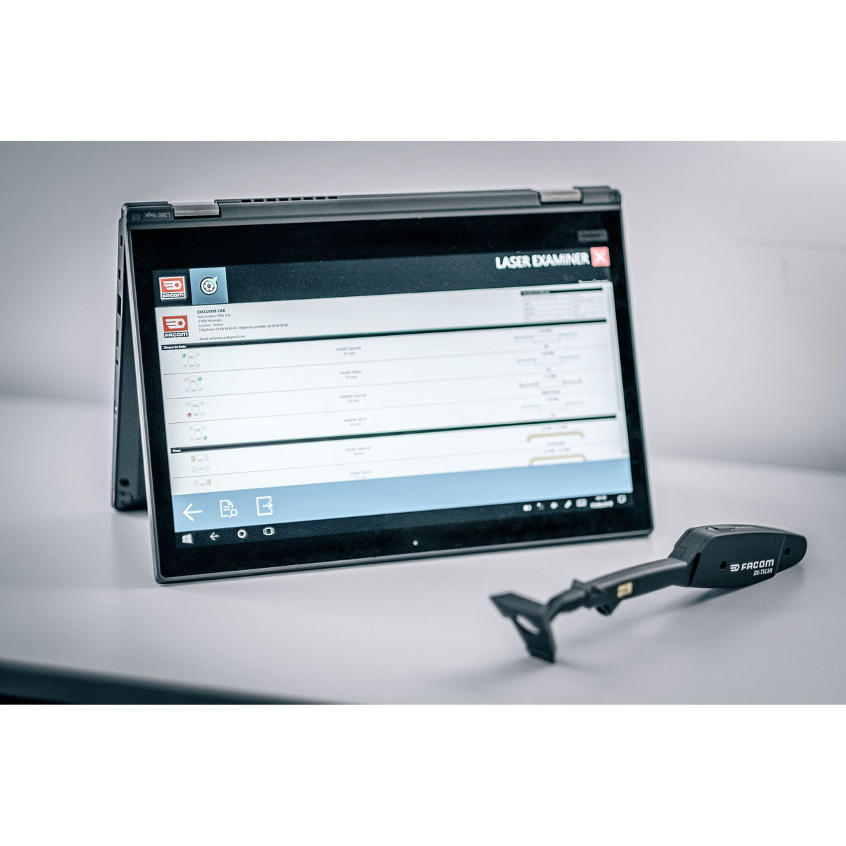 SCANDIAG® Schnelles Analysengerät für Bremsscheiben und Reifenverschleiß