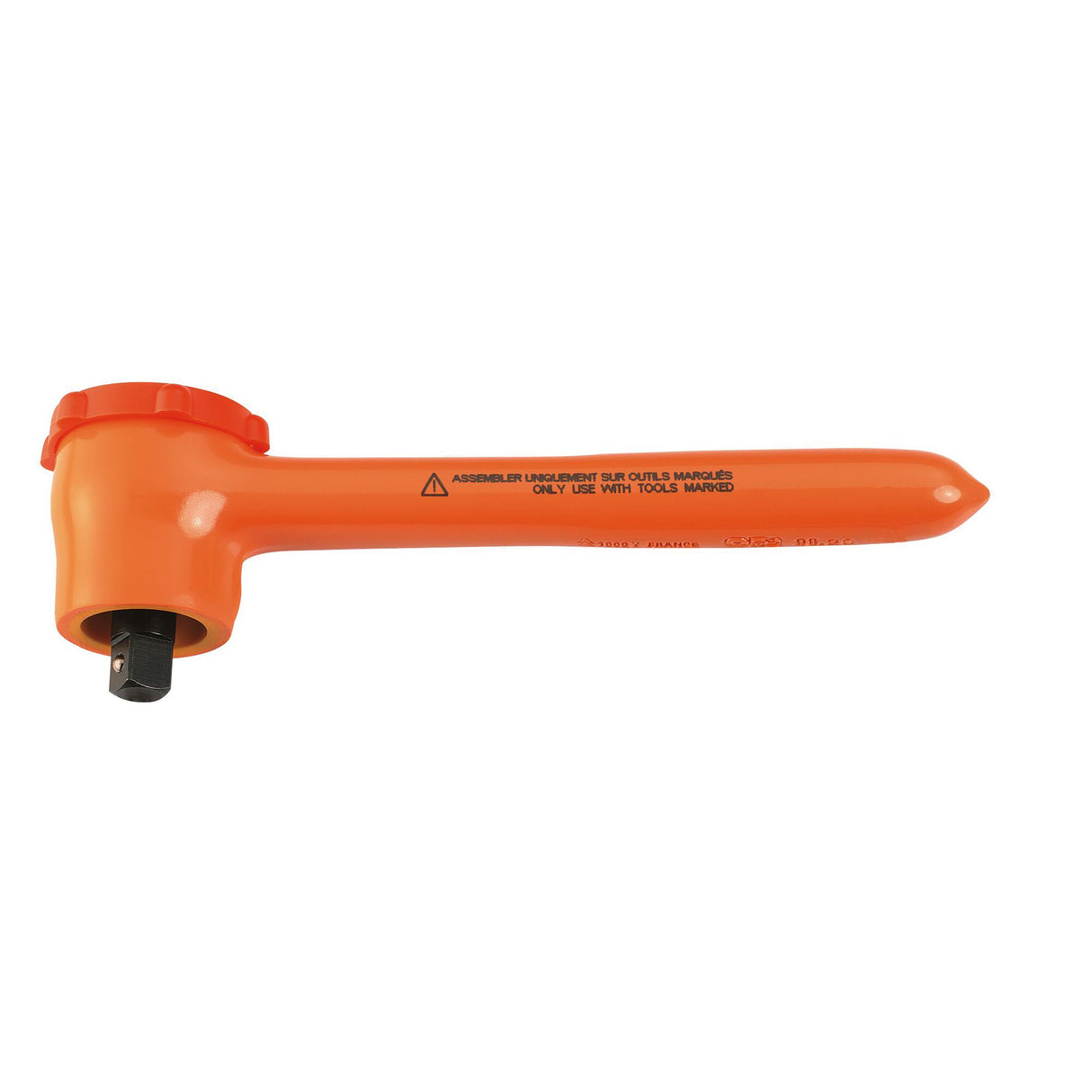 Umschaltknarre 3/8" - 1000 Volt isoliert, Serie VSE
