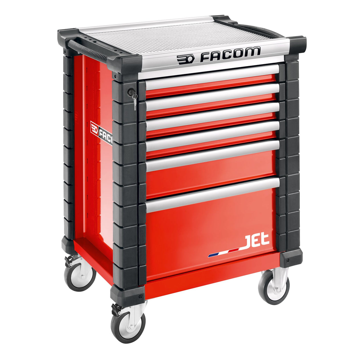 JET.6M3A - JET Werkstattwagen mit 6 Schubladen, passend für 3 Module pro Schublade