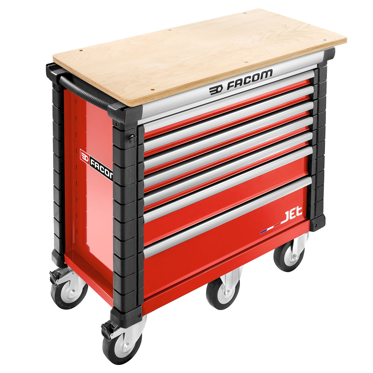 JET.7M5A - JET Werkstattwagen mit 7 Schubladen, passend für 5 Module pro Schublade