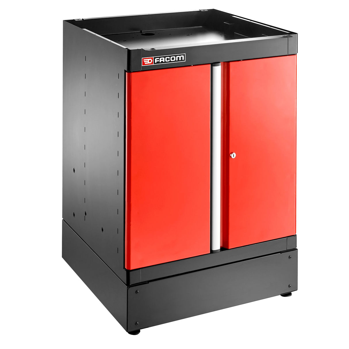 Einzelunterschrank 2 Türen, Rot