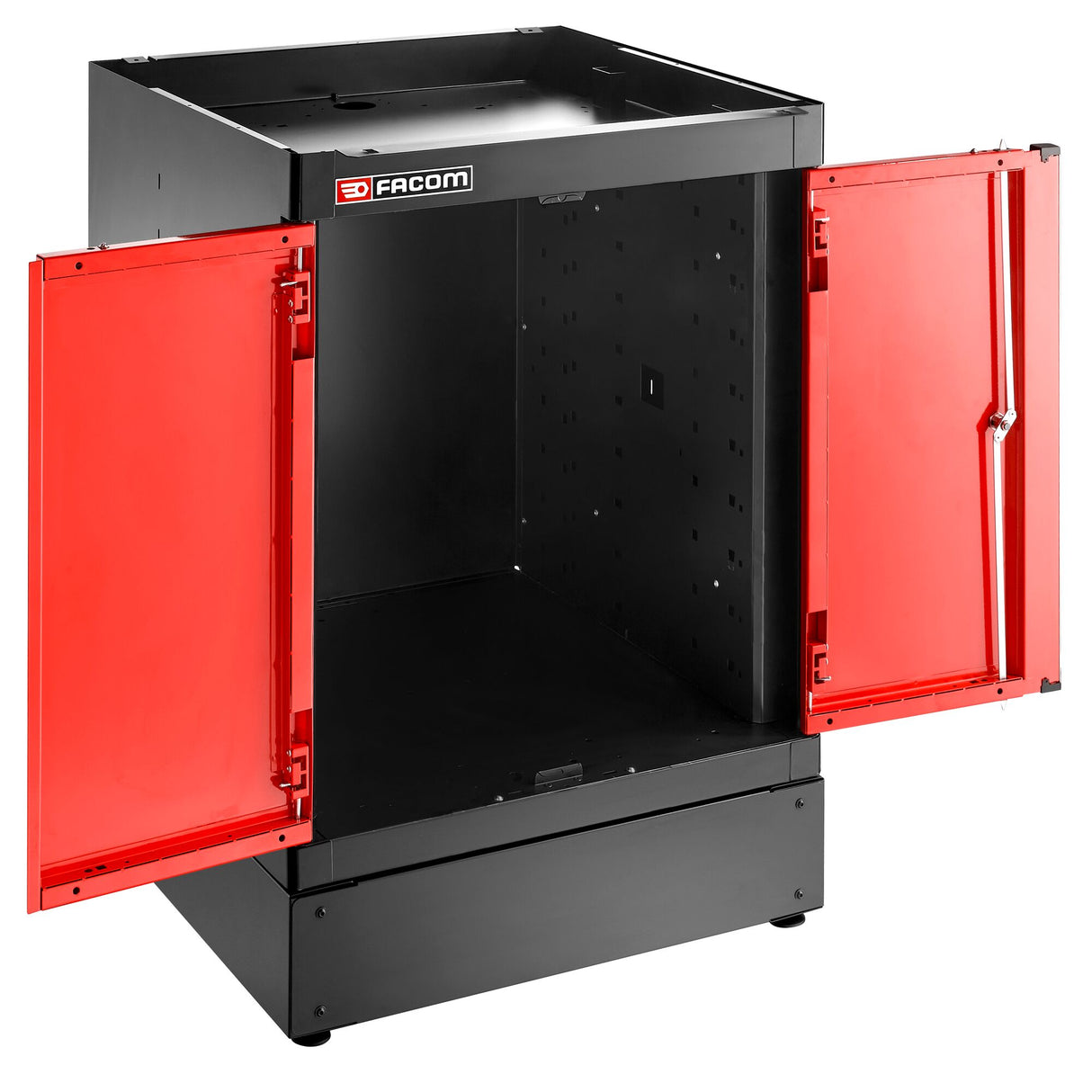 Einzelunterschrank 2 Türen, Rot