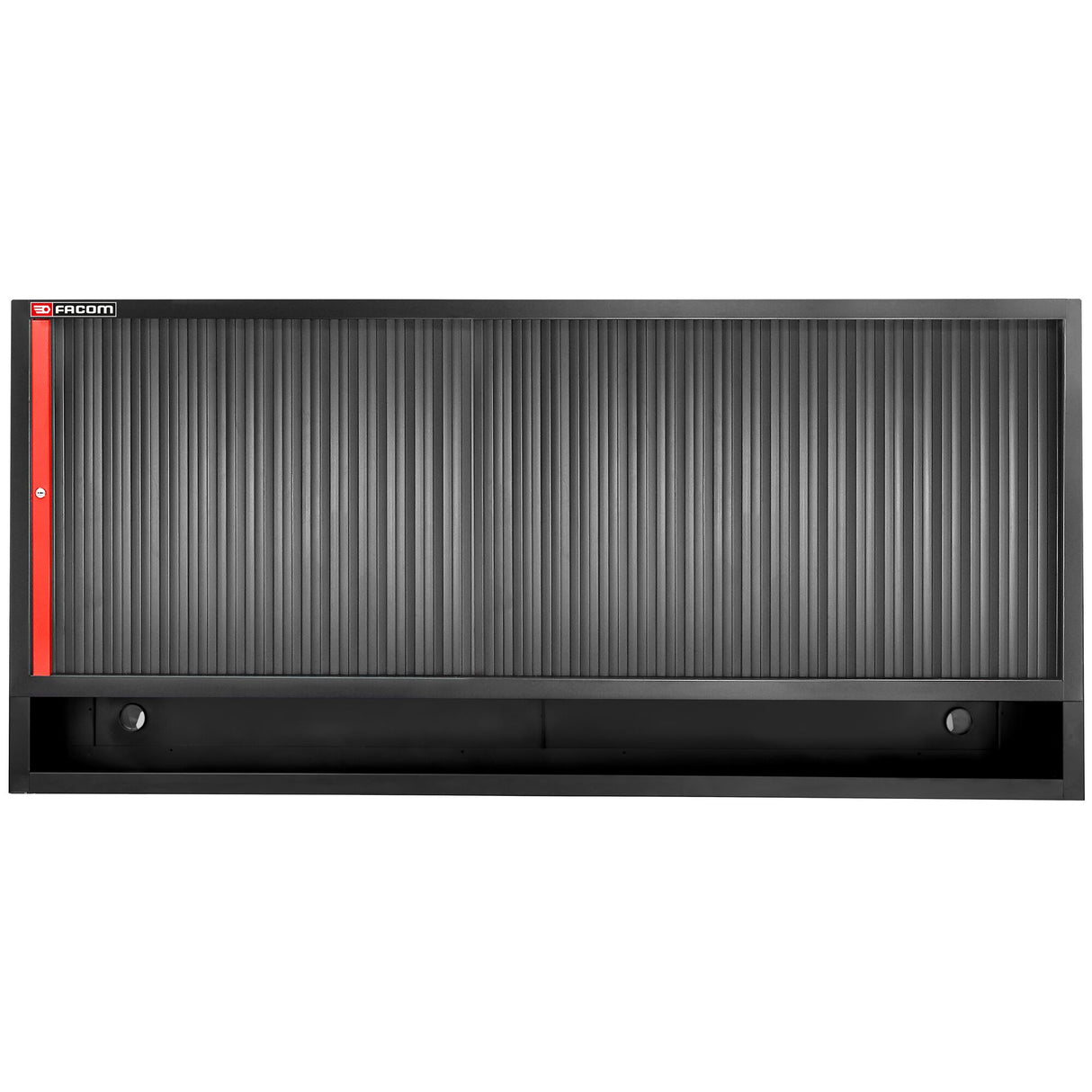 3fach Aufsatzschrank mit Rollade, Rot