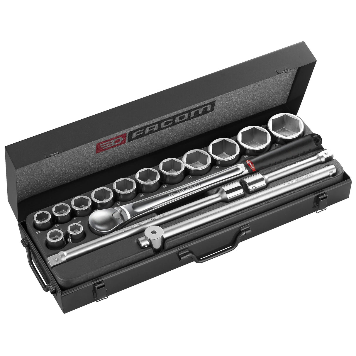 Steckschlüssel 3/4" 6-Kant, Set 17tlg.