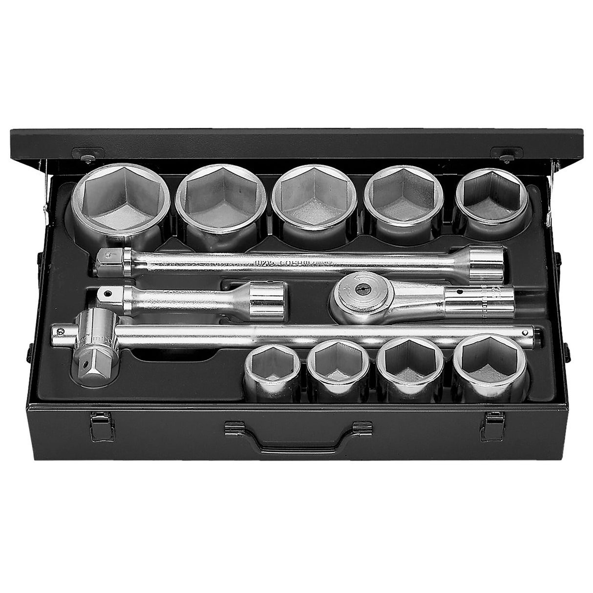 Sortiment mit 6-Kant-Steckschlüsseln 1", 41 bis 80 mm