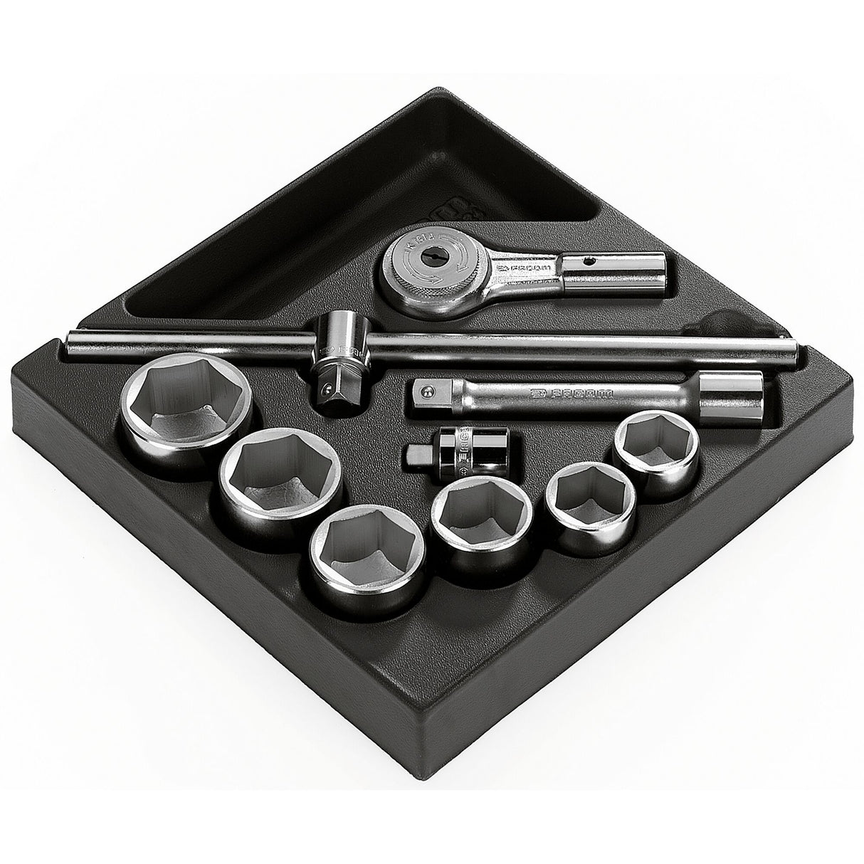 Modul K1 mit 3/4" Steckschlüsseln, 6-Kant, von 34 bis 55 mm