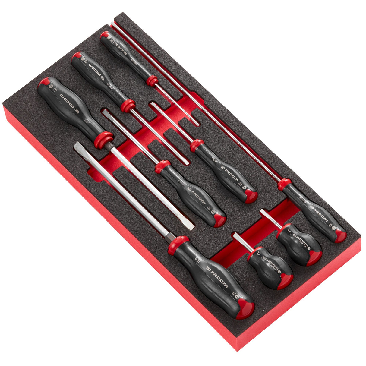 Schaumstoffmodul - 8 PROTWIST® Schraubendreher (Schlitz, Philips®, Pozidriv® )