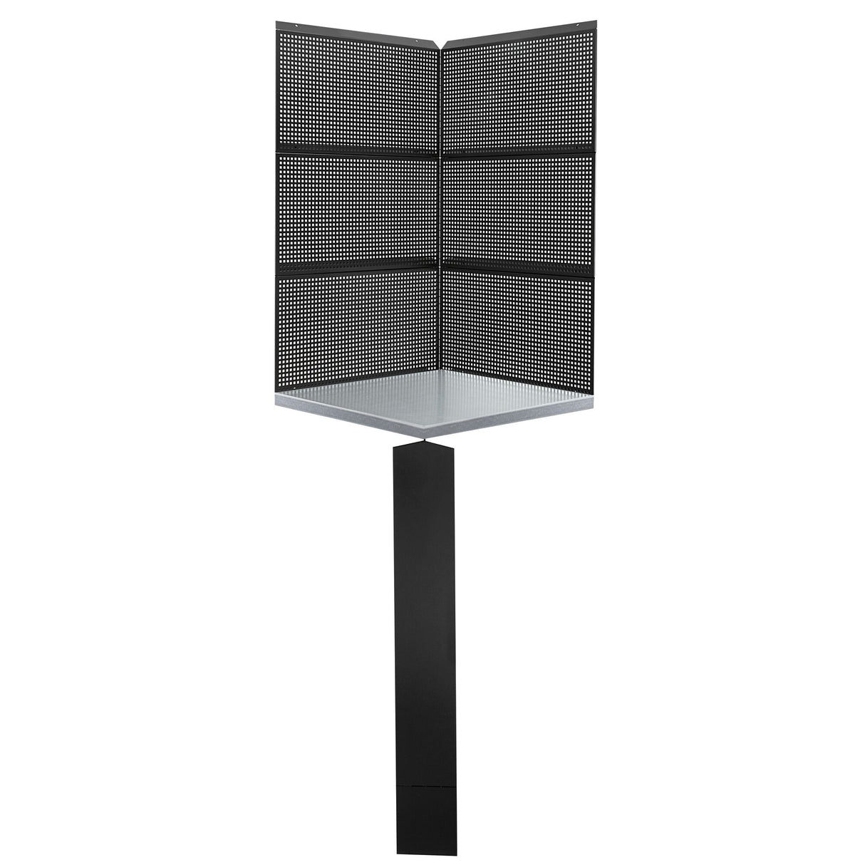 ROLL Werkstattsystem RWS2.0 - Eckschrank mit verzinkter Arbeitsplatte und 6 Paneelen
