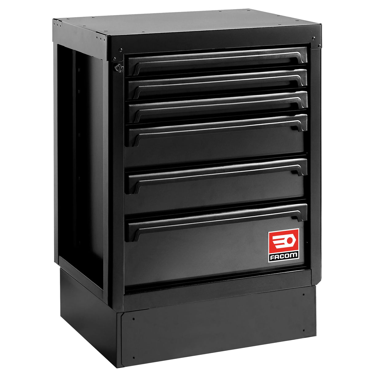 ROLL Werkstattsystem RWS2.0 - Unterschrank mit 6 Schubladen, schwarz