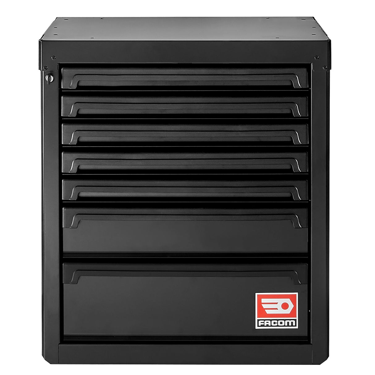 ROLL Werkstattsystem RWS2.0 - Unterschrank mit 7 Schubladen, schwarz