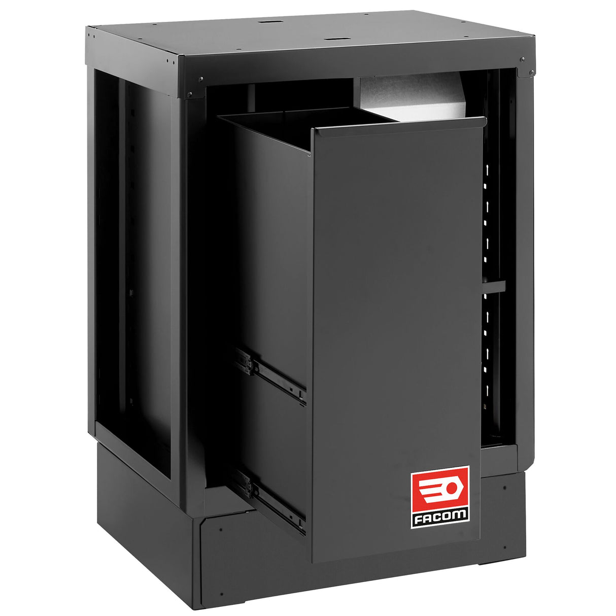 ROLL Werkstattsystem RWS2.0 - Reinigungsstation mit Mülleimer und Papierrollenhalter