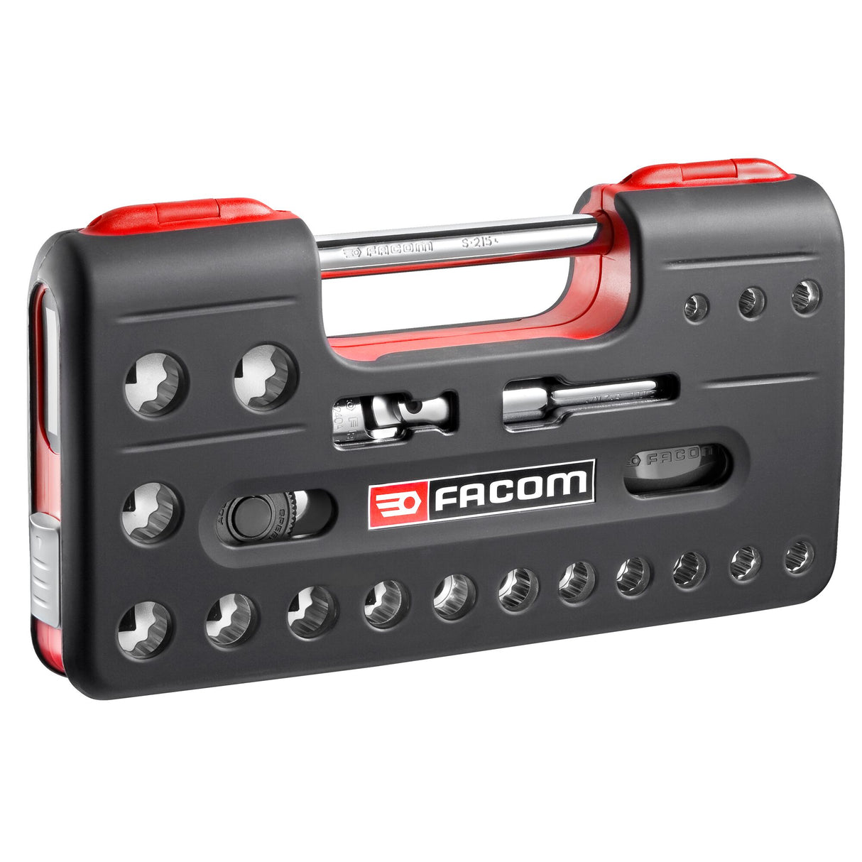 21-teiliger DBOX Satz mit metrischen 1/2" 12-Kant-Steckschlüsseln -