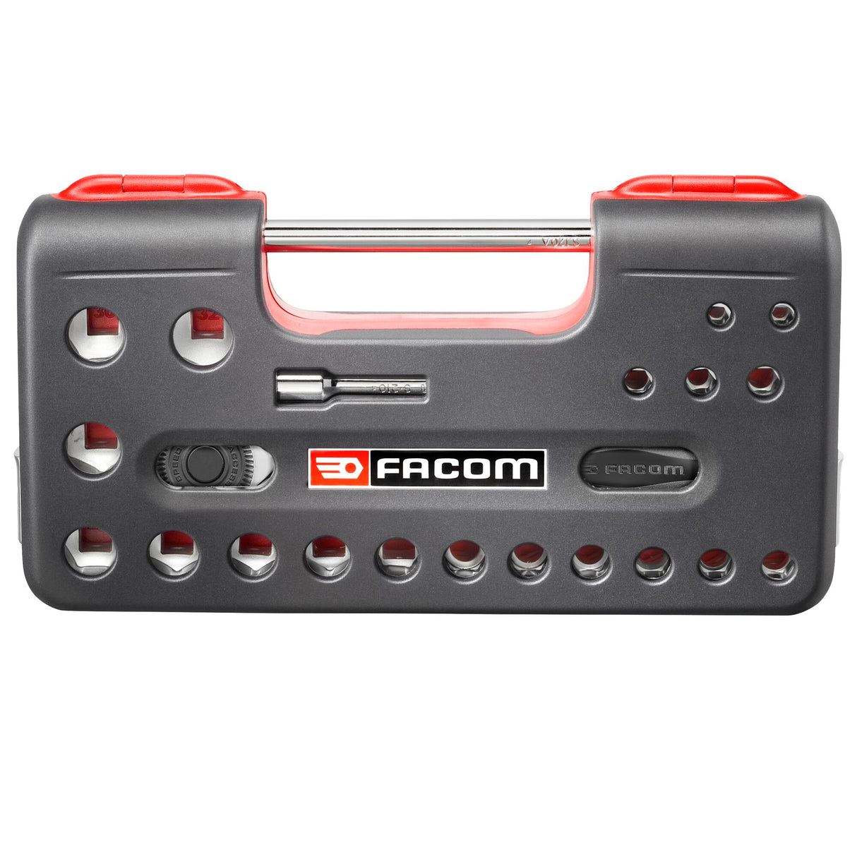 DBOX Satz mit metrischen 1/2" 6-Kant-Steckschlüsseln - S.360DBOX4