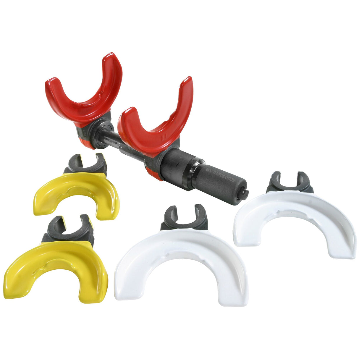 U.89M230 - Teleskop-Federspanner Universal-System mit auswechselbaren Schalen, 7-tlg.