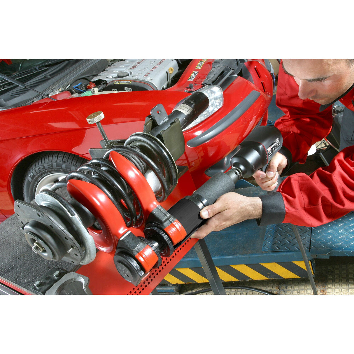 U.89M230 - Teleskop-Federspanner Universal-System mit auswechselbaren Schalen, 7-tlg.
