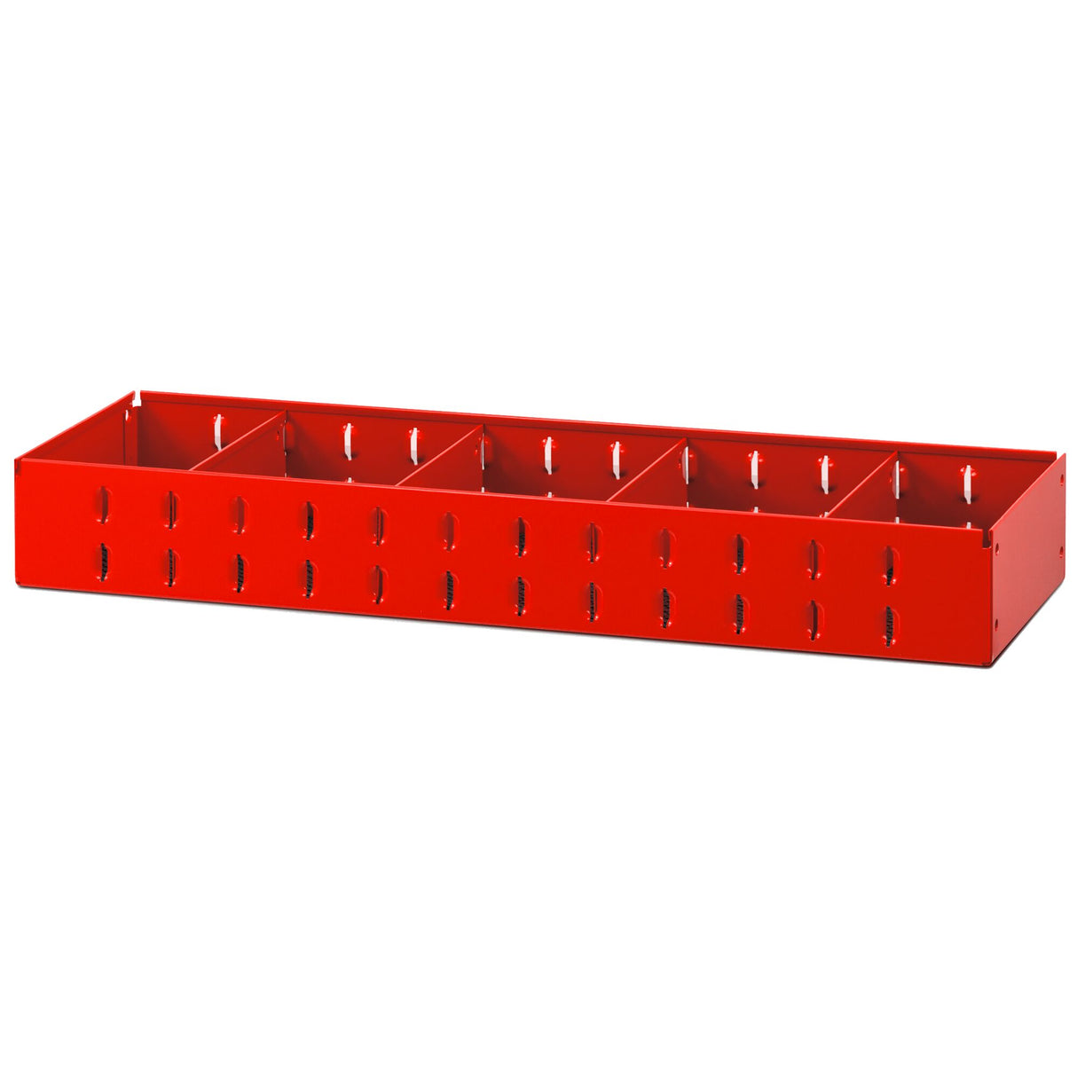 Regalfach für Matrix-System, Mittel, mit 4 austauschbaren Abtrennungen, L 682 x H 90 x T200 mm