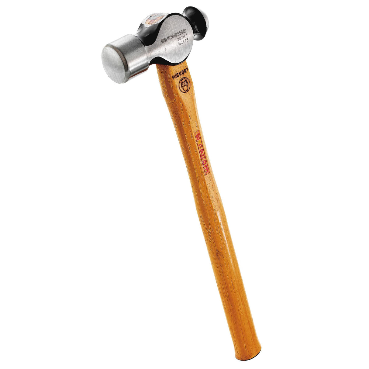 202H - Schlosserhämmer mit kugelförmiger Schlagfläche, Hickory-Stiel