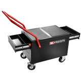 Werkzeugwagen mit Transportkoffer, schwarz
