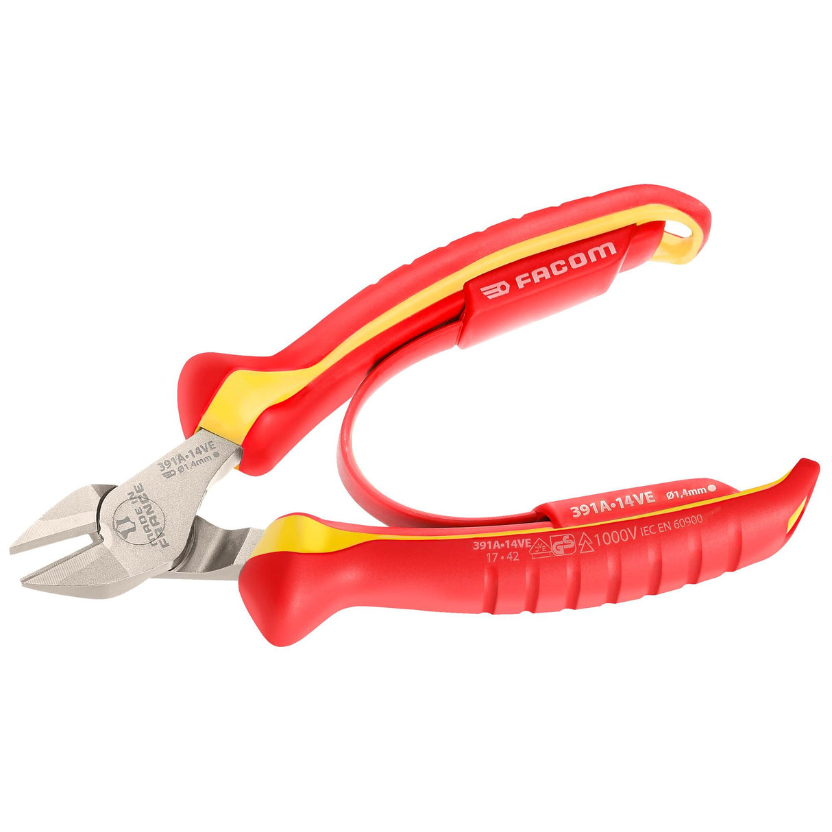 391A.VE - Diagonal-Seotenschneider, Elektriker-Modell, 1.000 Volt isoliert