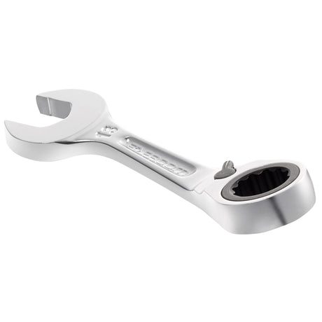Kurzer Knarren-Ring-Maulschlüssel 9 mm