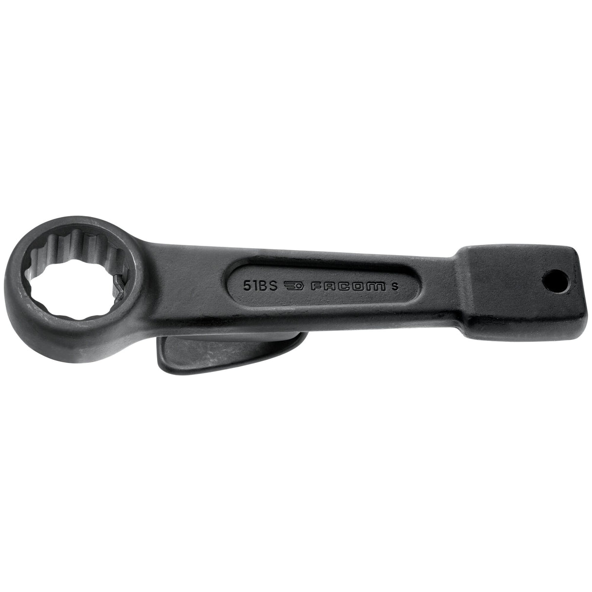 51BS - Gesicherte Schlag-Ringschlüssel, Zwölfkant-Ringkopf, metrisch