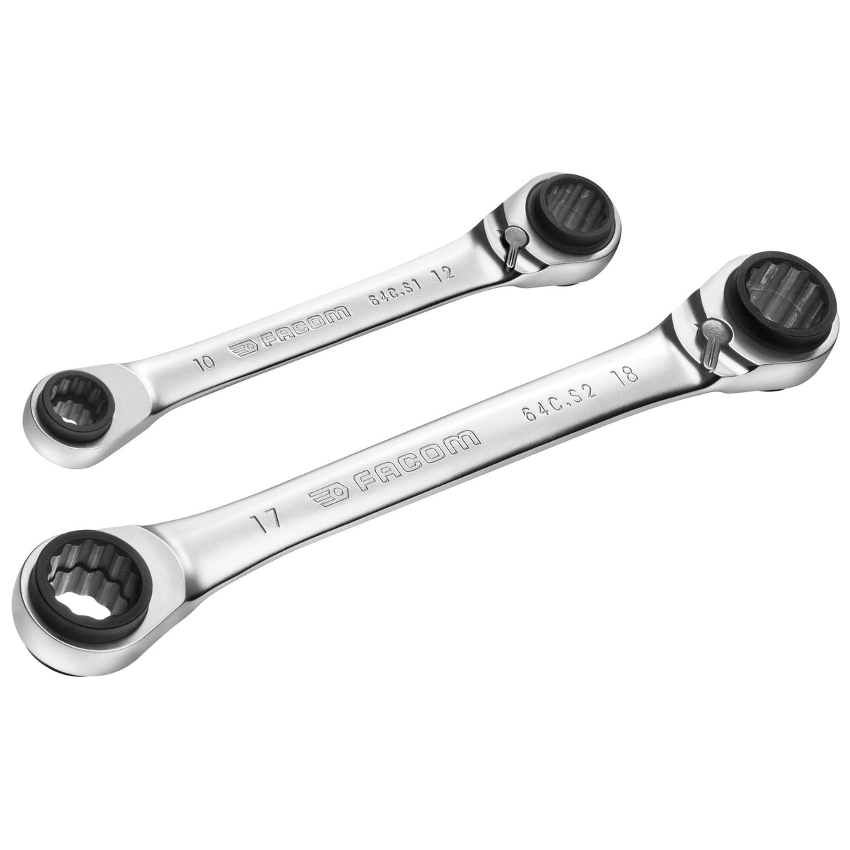 Ratschenringschlüssel variabel Set 2tlg