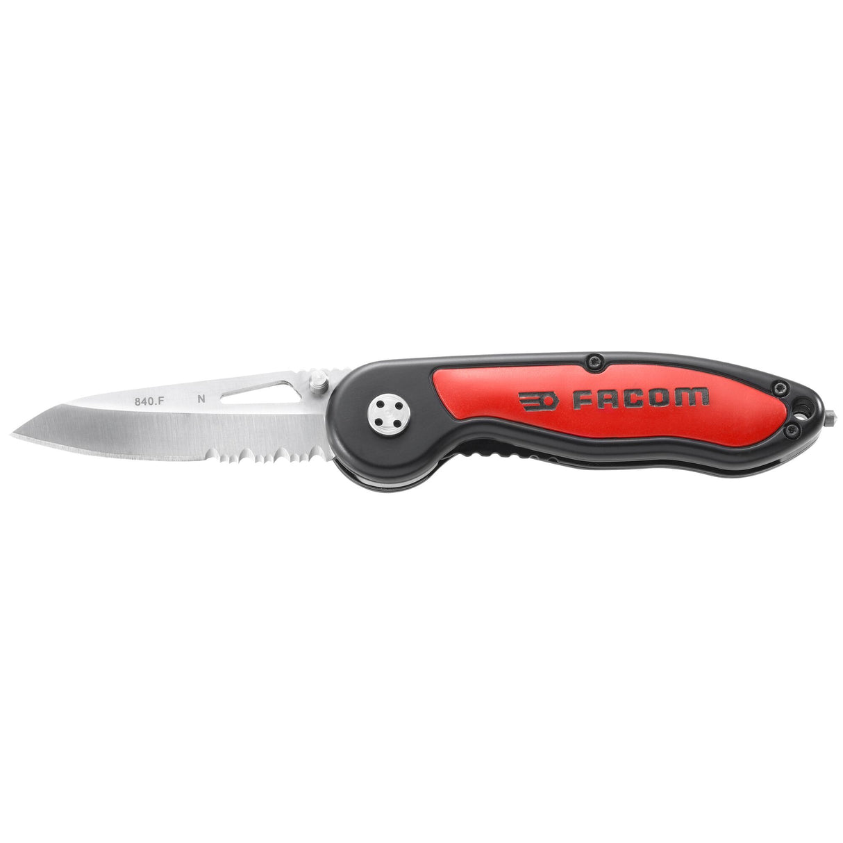 Messer mit Klingensicherung und Bi-Material-Heft