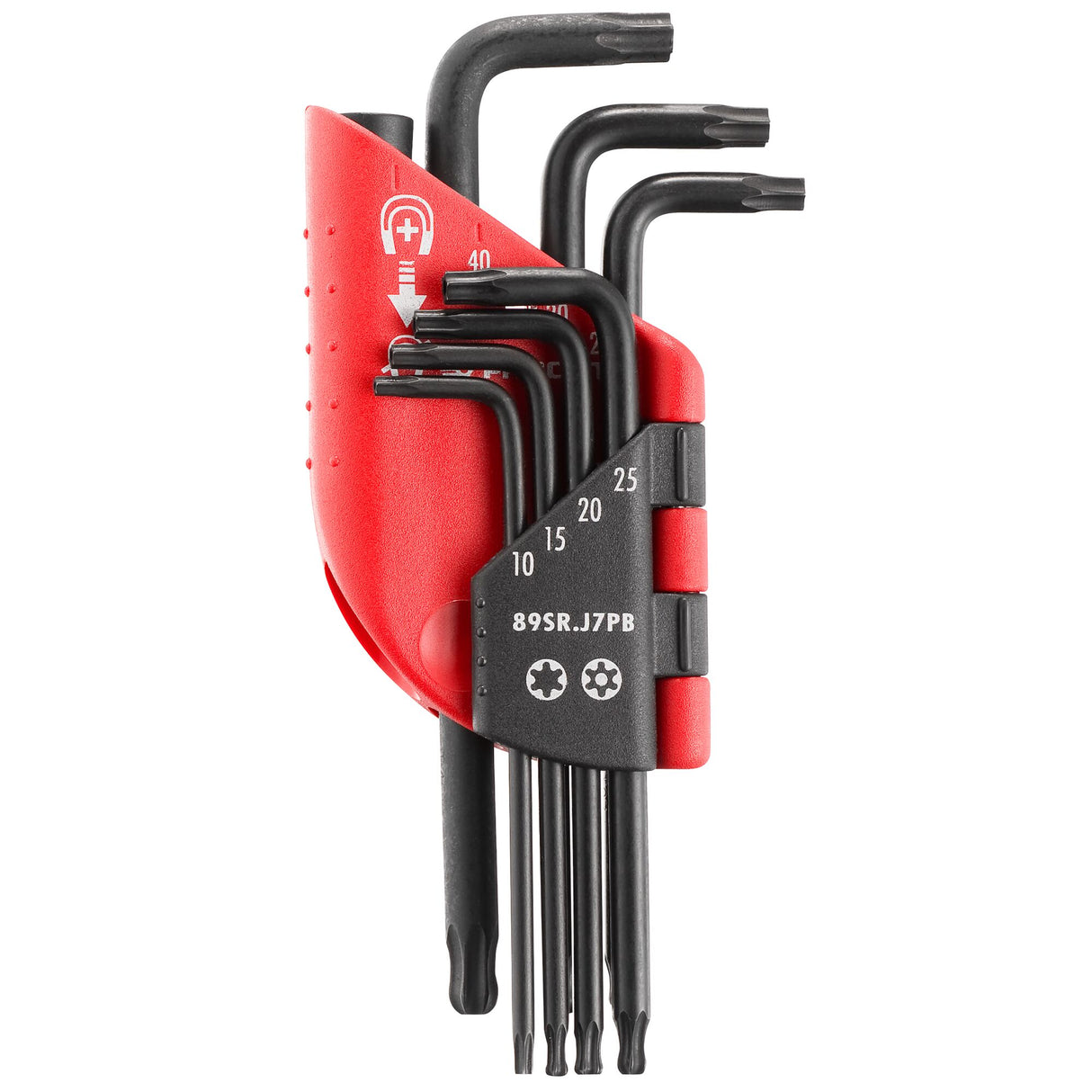 Set mit 7 Sechskant-Stiftschlüsseln, Torx® + Resistorx®
