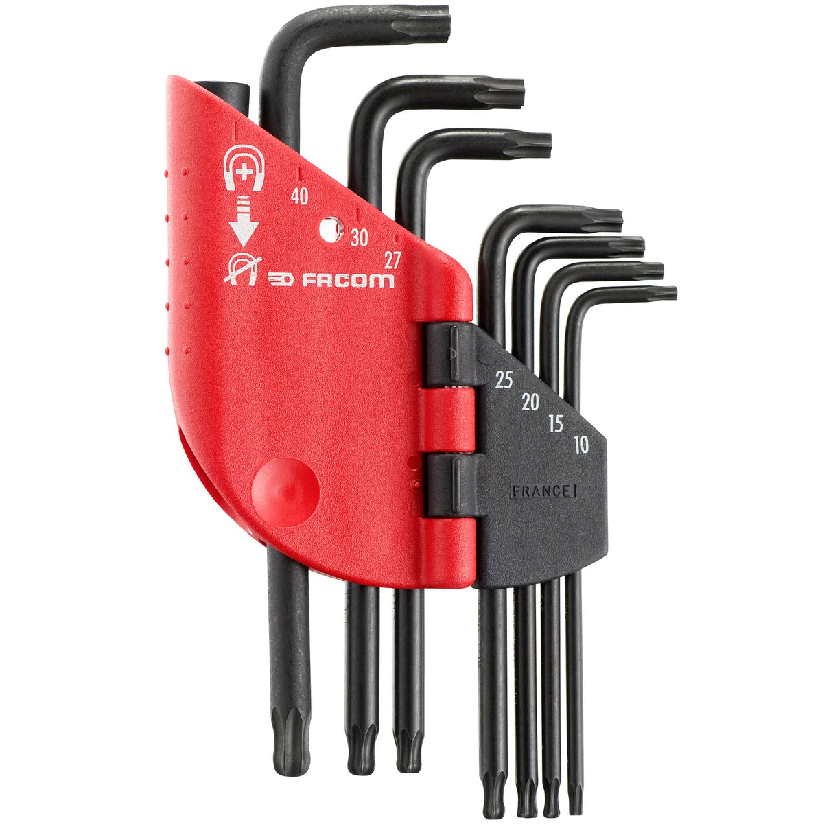 Set mit 7 Sechskant-Stiftschlüsseln, Torx® + Resistorx®