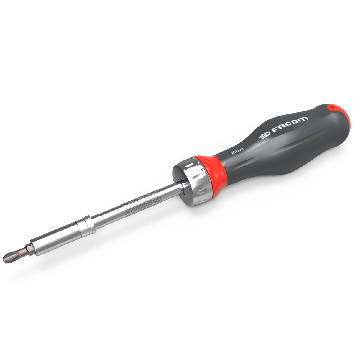 PROTWIST® Schraubendreher mit Ratschenklingenhalter und 15 Bits