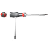 PROTWIST® 3 in 1 Handgriff mit Doppelstecknuss-Multibit-Ratsche