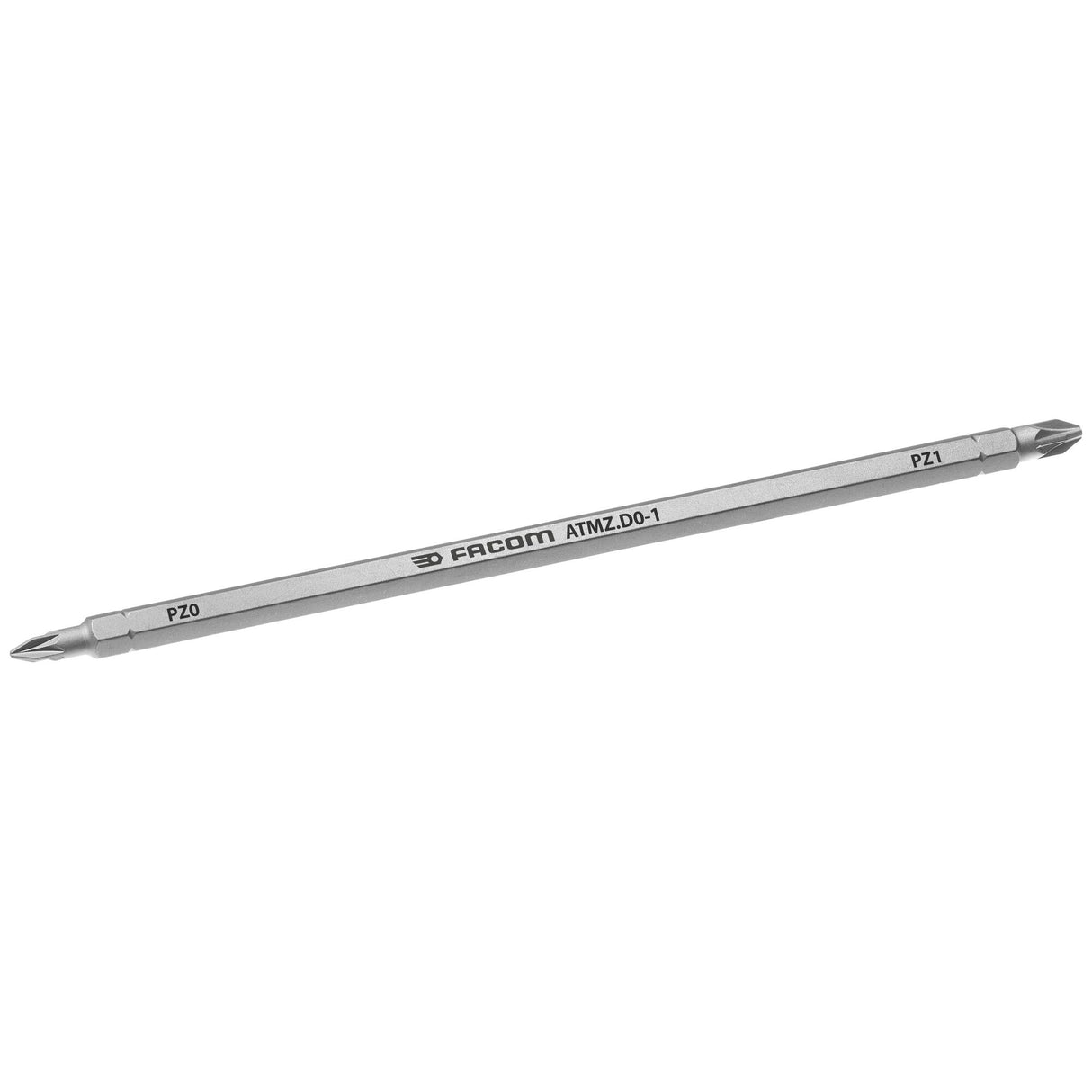 Kurze Schraubendreherklinge 1/4`` für Pozidriv®: PZ 0-1, Länge 175mm