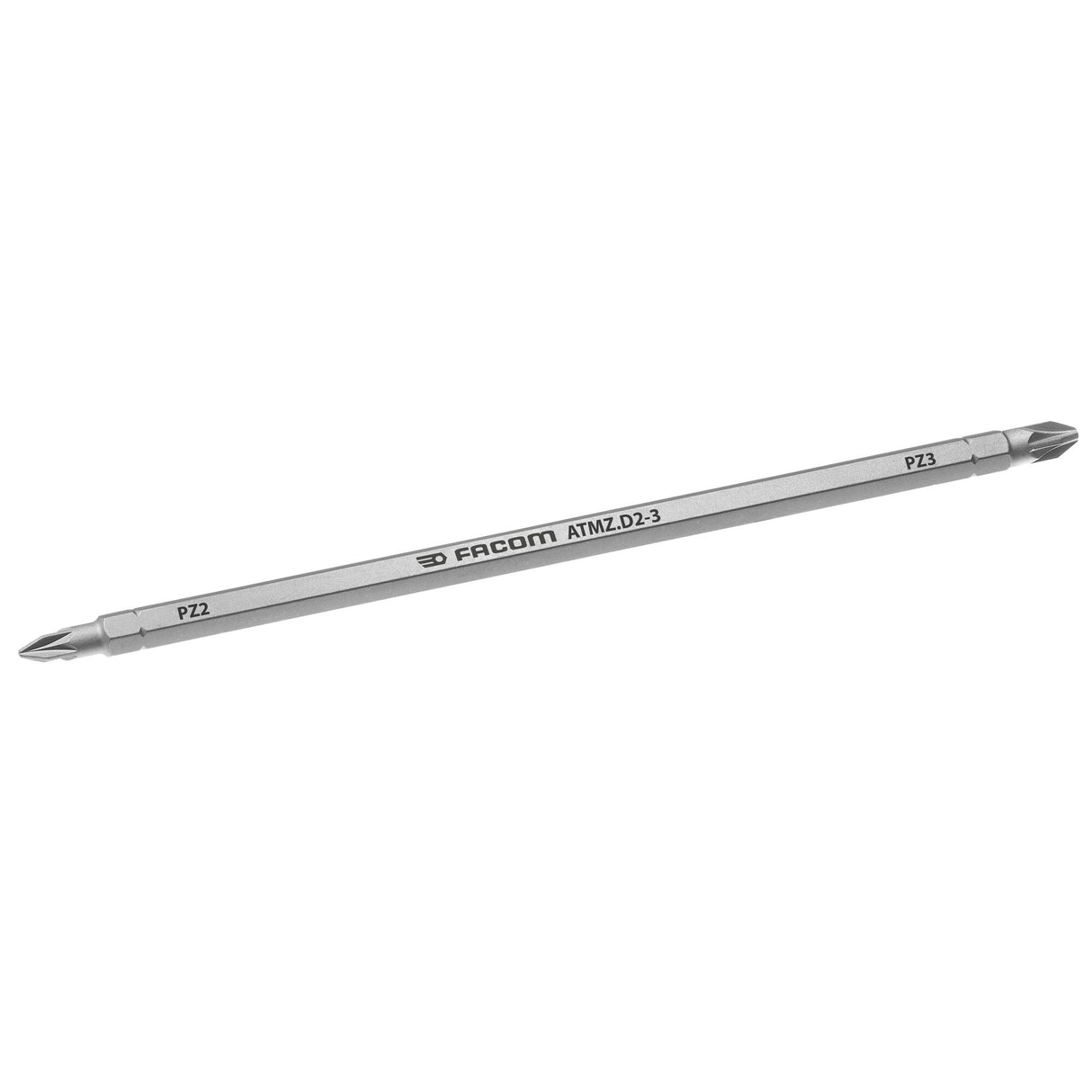 Kurze Schraubendreherklinge 1/4`` für Pozidriv®: PZ 2-3, Länge 175mm
