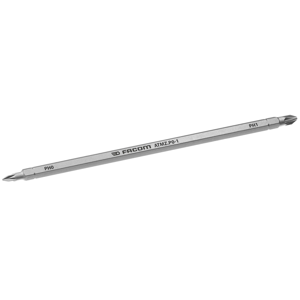 Kurze Schraubendreherklinge 1/4`` für Philips®: PH 0-1, Länge 175mm