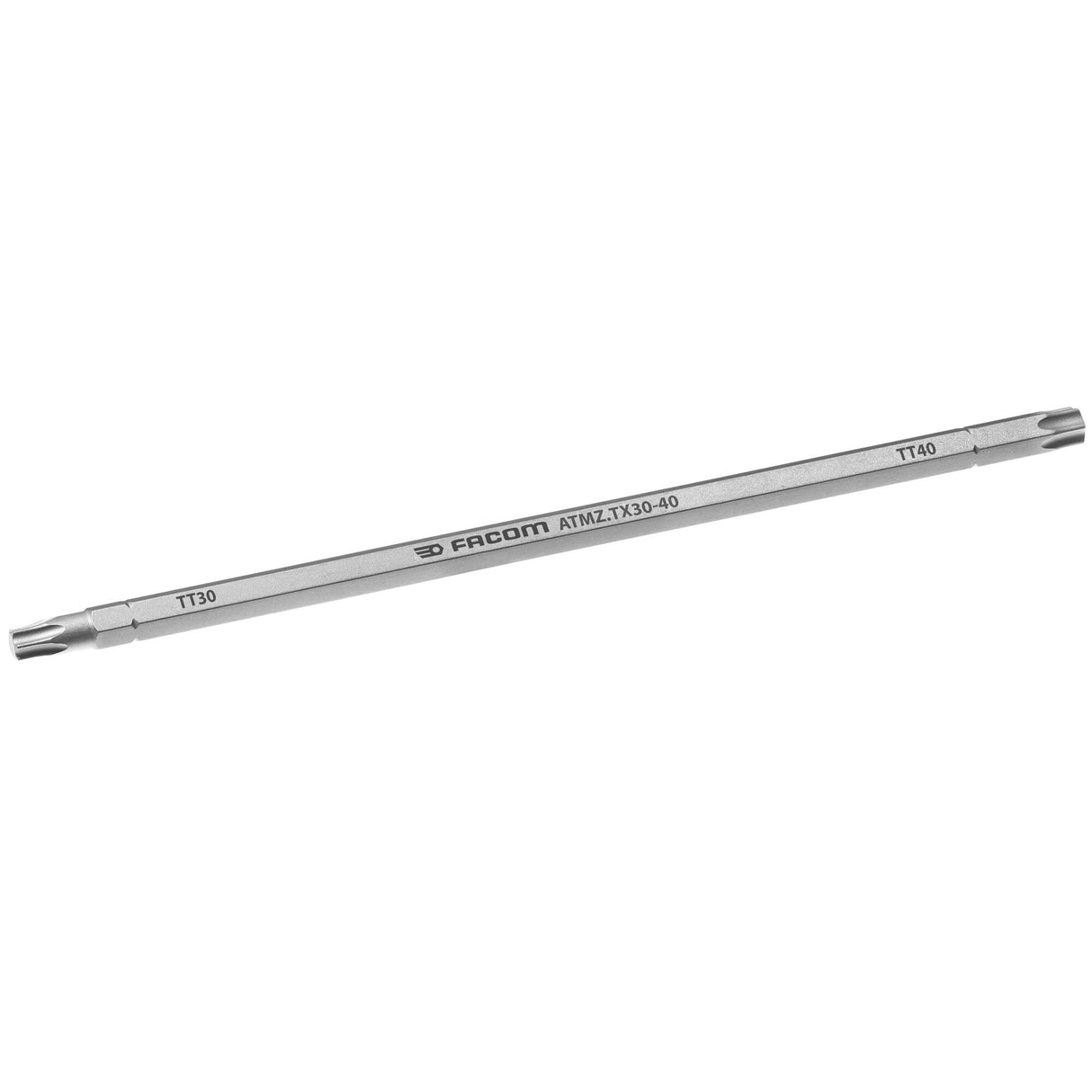 Kurze Schraubendreherklinge 1/4`` für RESISTORX®: 30-40, Länge 175mm͍(TAMPER TORX®)
