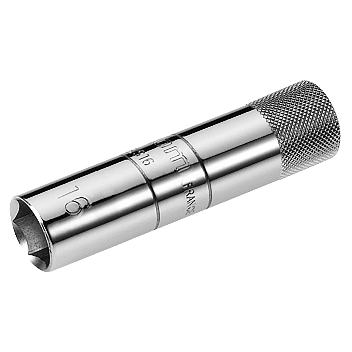 B.SA - Spezial-Steckschlüssel für Zündkernen, Renault, Peugeot, Abtrieb Innenvierkant 12,7 mm (1/2"), Abtrieb Sechskant-Profil