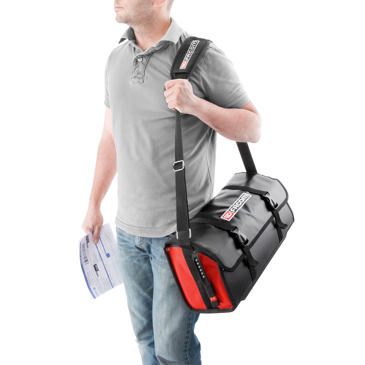 PVC-beschichtete Stofftasche 50 cm
