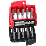 Gemischter Satz mit 10 Resistorx®-Bits 1/4" - Serie 1 - 25 mm + Bit-Halter