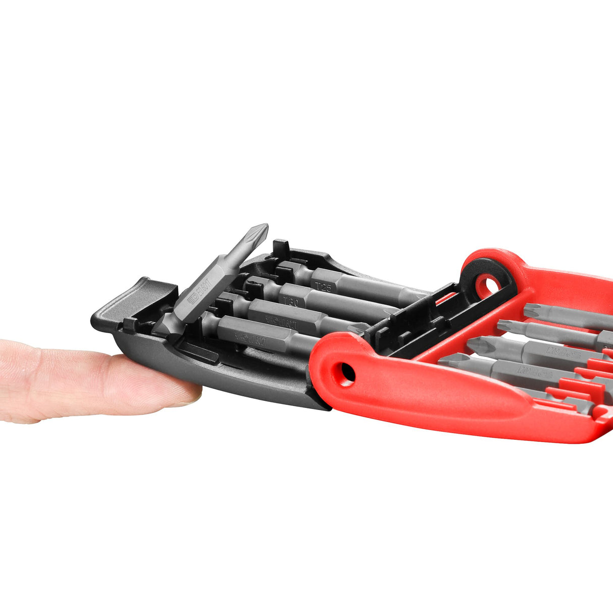 Satz mit 10 50 mm langen Bits 1/4" - Serie 1